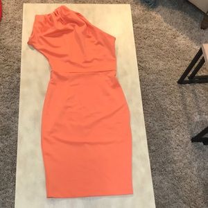 One Shoulder midi dress